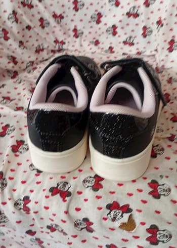 Kız Çocuk Siyah Bağcıklı Spor Ayakkabı - Görsel 3