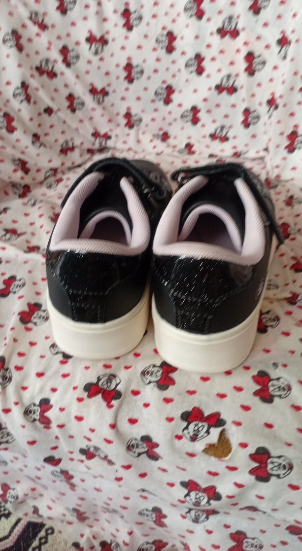 Kız Çocuk Siyah Bağcıklı Spor Ayakkabı - Görsel 3