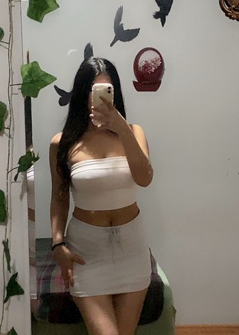 Diğer Gri Spor Mini Etek