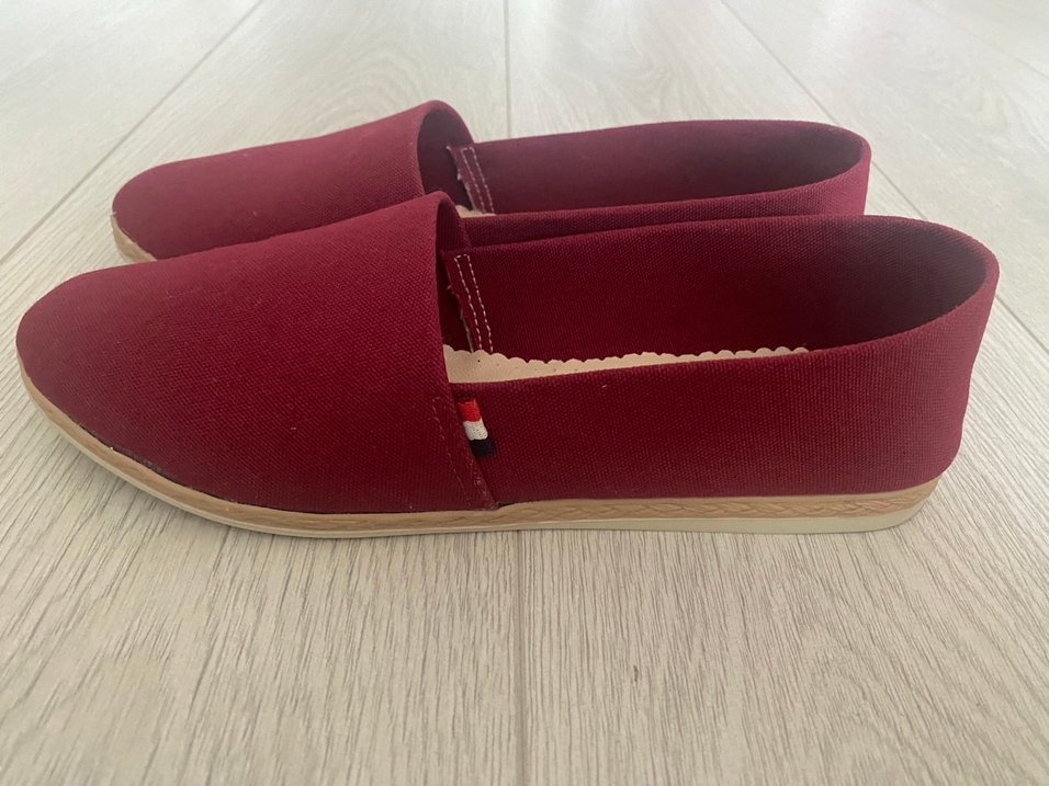 Bordo Bez Babet Ayakkabı - Görsel 2