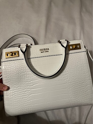 Guess Orijinal Beyaz Çanta