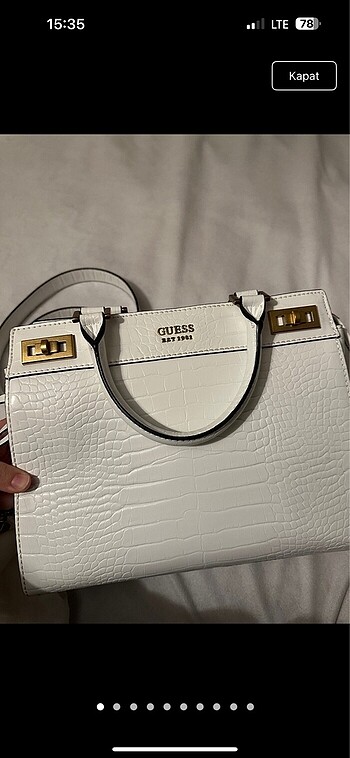 Guess Beyaz Çanta