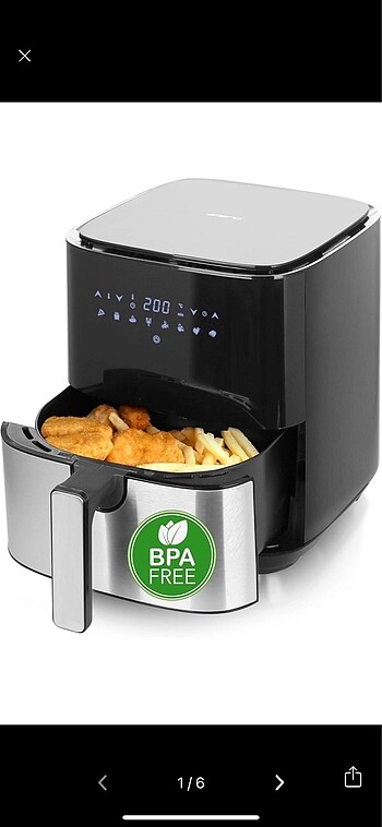 Emerio Sıcak hava fritözü, Air Fryer