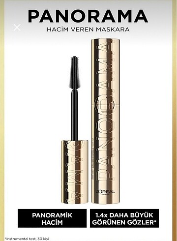 Loreal Paris panorama hacin veren maskara