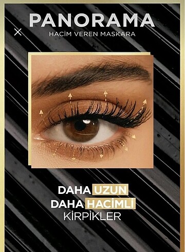 Beden Renk Loreal Paris panorama hacin veren maskara