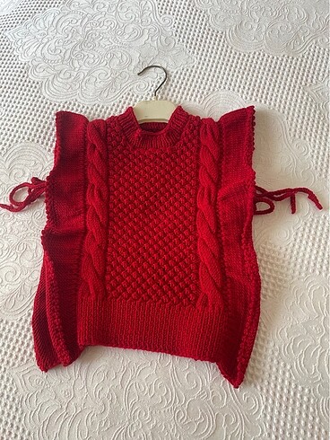 2 Yaş Beden bordo Renk Çocuk Hırkası