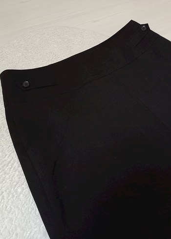 Siyah Uzun Drapeli Kadın Etek - Görsel 3