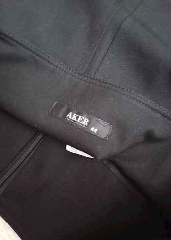 Siyah Uzun Drapeli Kadın Etek - Görsel 4