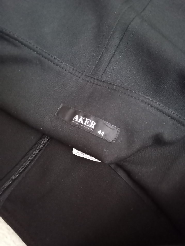 Siyah Uzun Drapeli Kadın Etek - Görsel 4