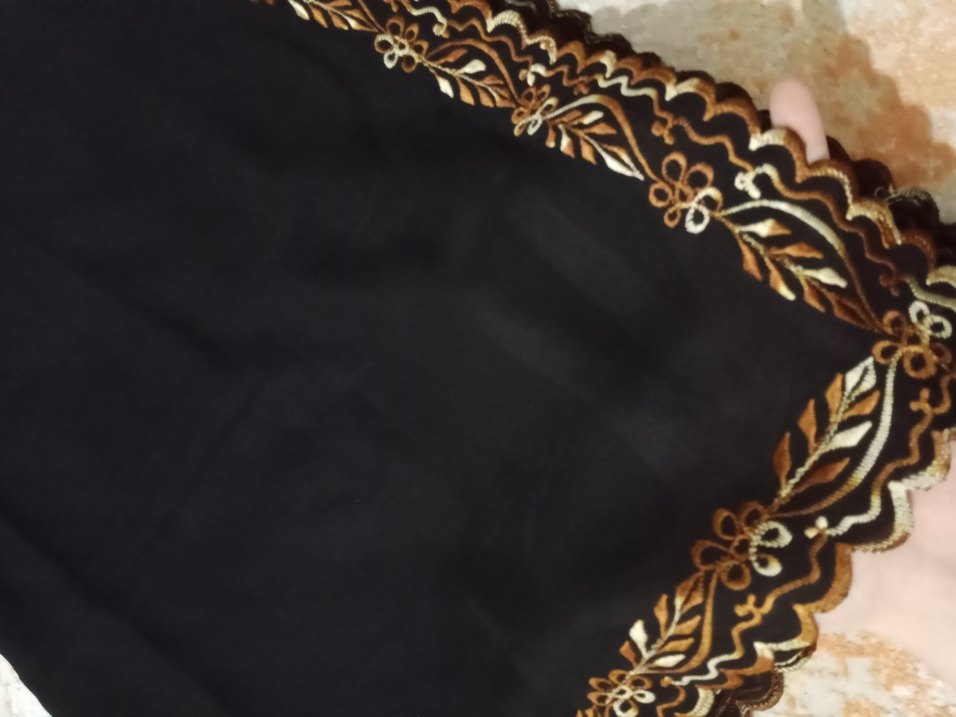 Siyah Kadın Şal - Görsel 2