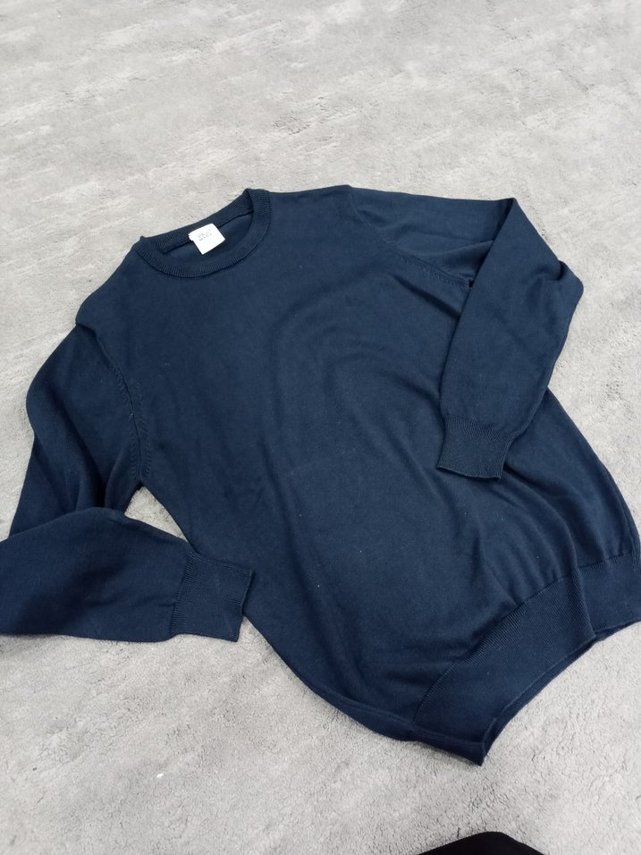 Erkek  Lacivert Sweatshirt - Görsel 2