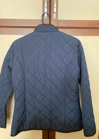 38 Beden us polo Lacivert Midi Kapitone Ceket m size
