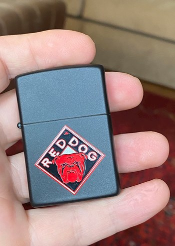 Zippo Kırmızı Köpek Vintage Çakmak - Görsel 4