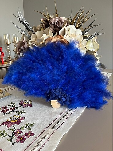 Mavi tüğlü yelpaze - Görsel 3