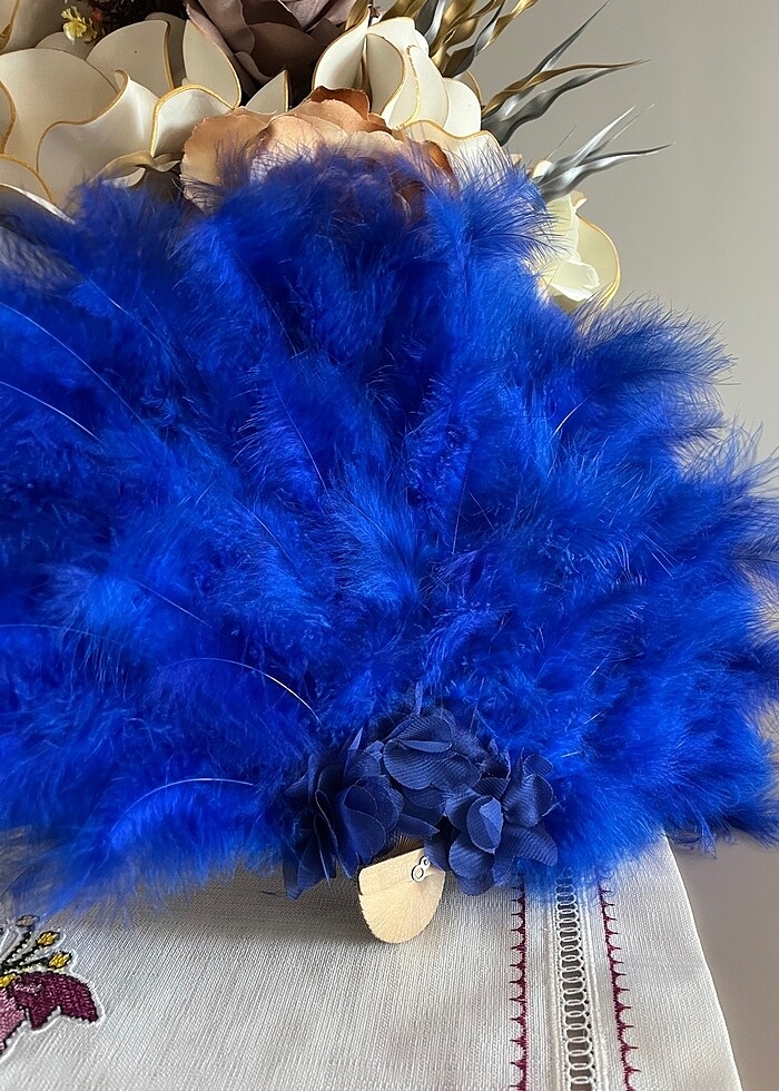 Mavi tüğlü yelpaze - Görsel 2