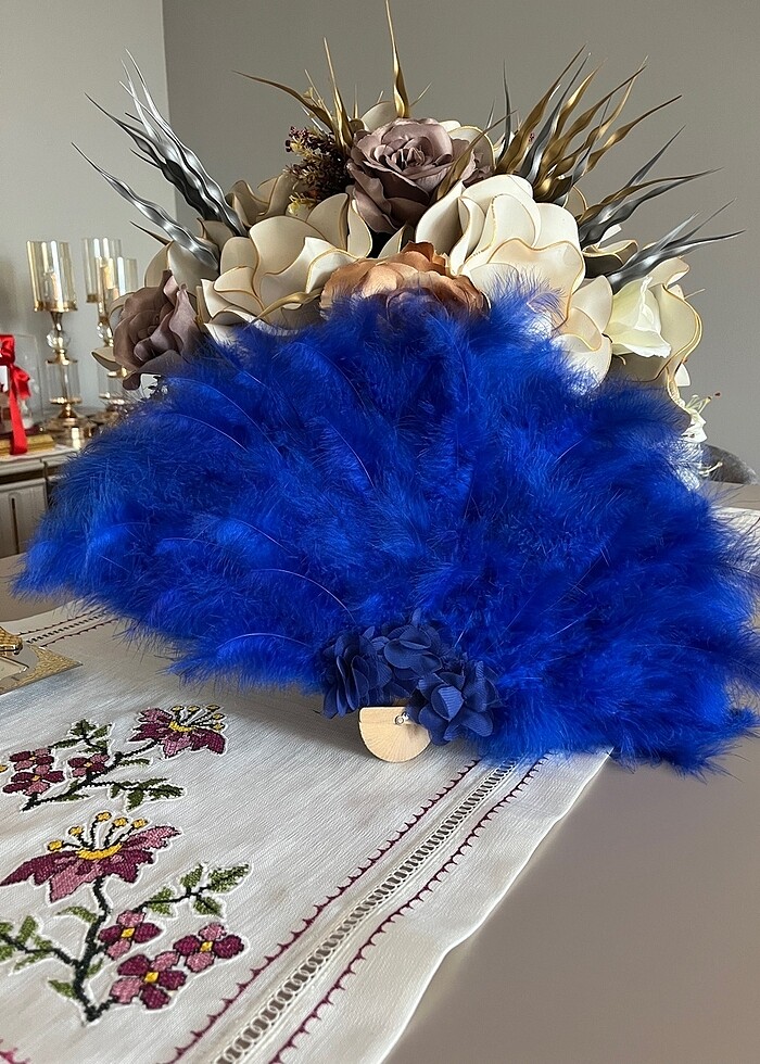 Mavi tüğlü yelpaze - Görsel 3