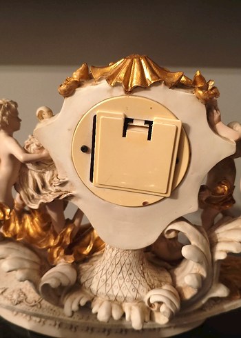 Altın Renkli Dekoratif Masa Saati 35cm - Görsel 2