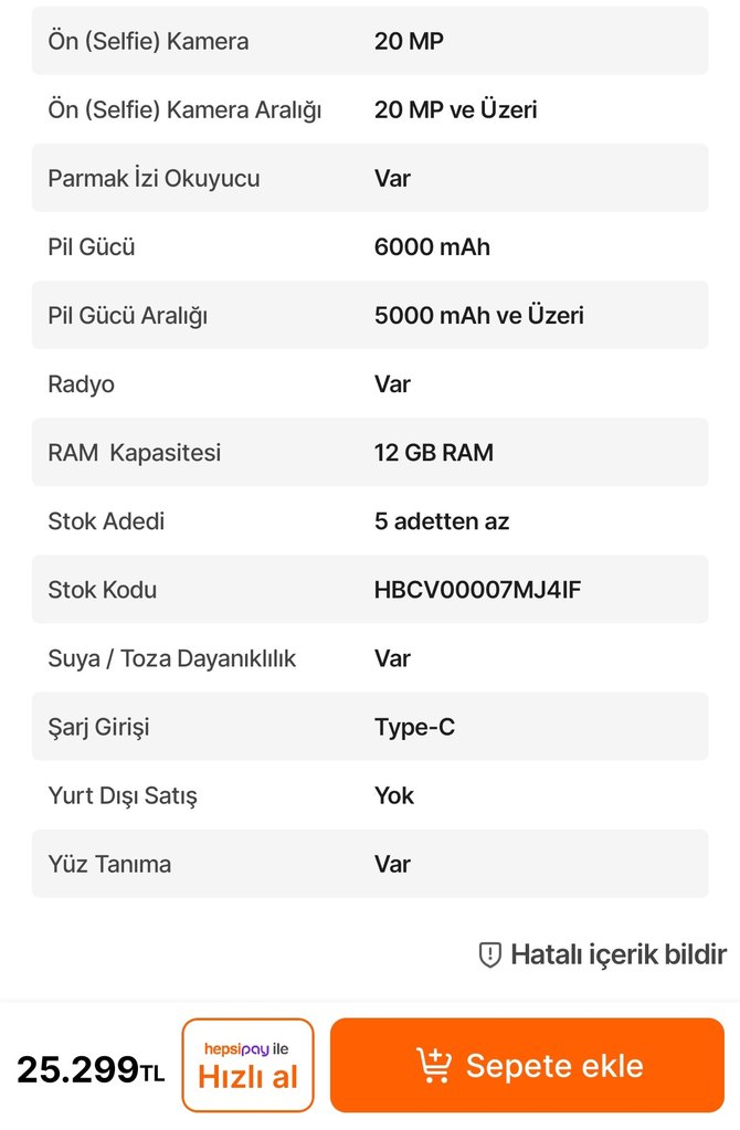 POCO X7 Pro Siyah 12GB RAM 512GB ROM 90w süper hızlı şarj - Görsel 3