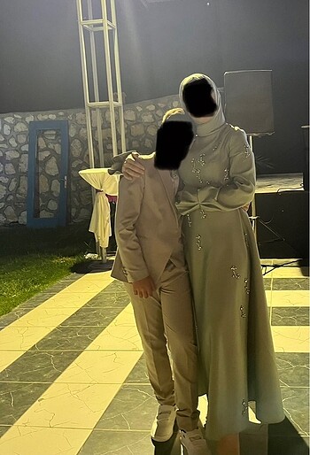 m Beden Defne Model Abiye-M beden.