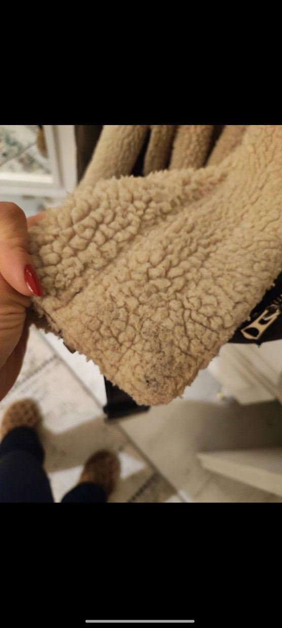 Kemer Detaylı Koyu Kahverengi Deri Kadın Ceket - Görsel 3