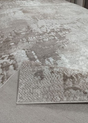 Bej Gri Modern Desensiz Halı - Görsel 3