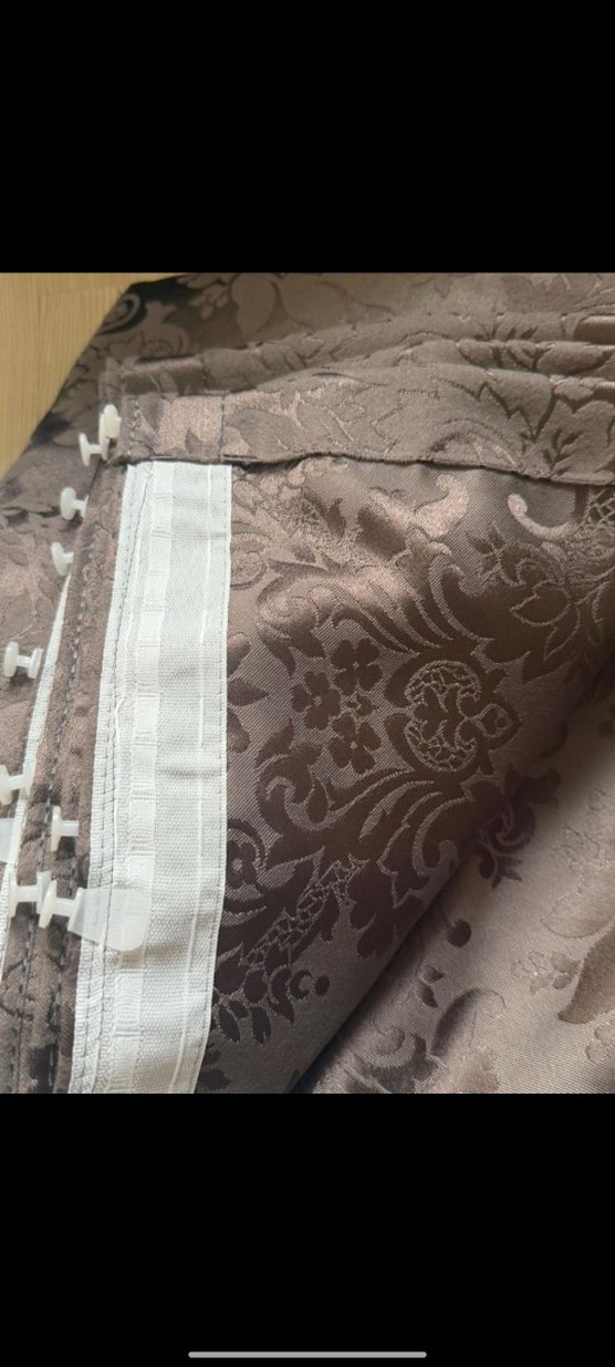 Kahverengi  Desenli Perde - Görsel 2