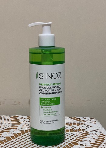 SiNOZ Yağlı ve Karma Cilt Temizleme Jeli 200ml