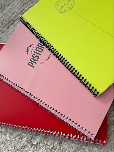 3 defter kareli çizgili a4 defter