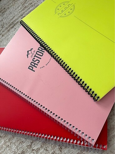  3 defter kareli çizgili a4 defter