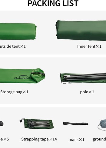 Naturehike cloud up 2 kamp çadırı - Görsel 4