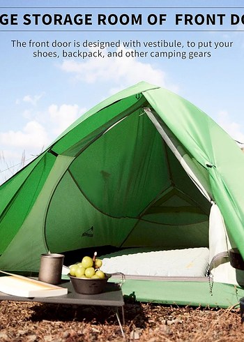 Naturehike cloud up 2 kamp çadırı - Görsel 3