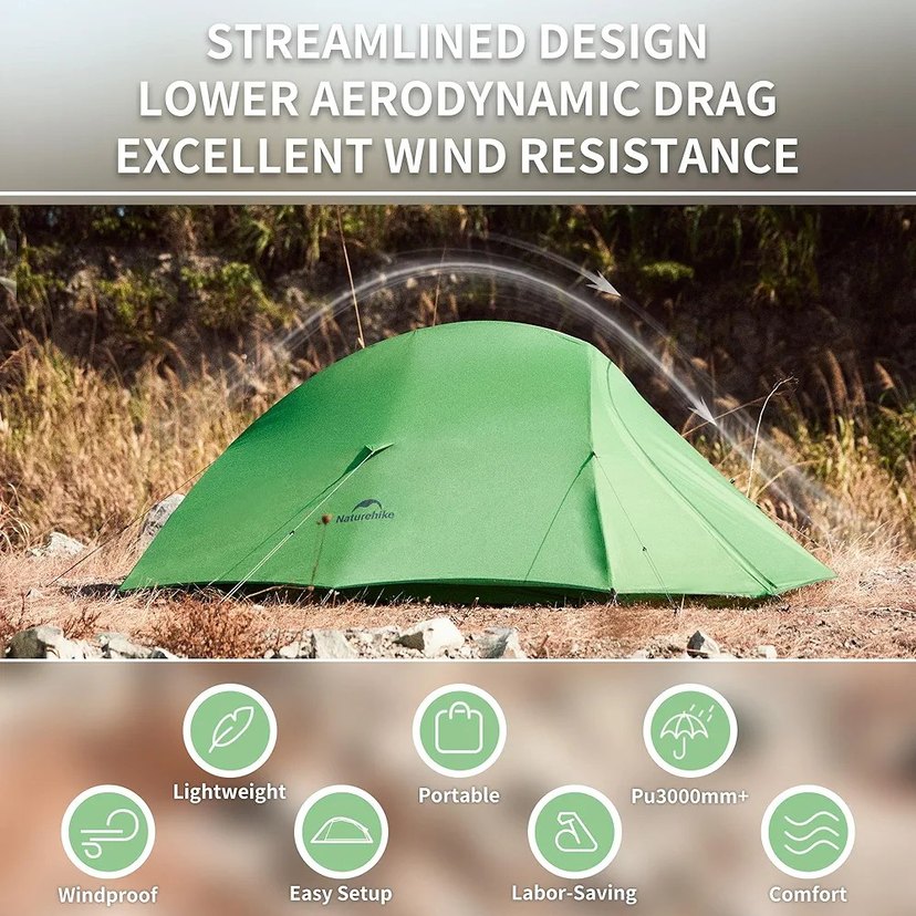 Naturehike cloud up 2 kamp çadırı - Görsel 2