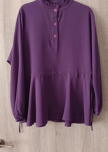 Zara Mor Piliseli Uzun Kollu Kadın Bluz