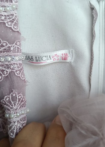 11-12 Yaş Beden Bej Bohem V Yaka Kız Çocuk Elbise