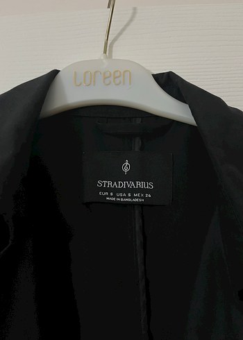 Kadın Siyah Uzun Düğmeli Trençkot - Görsel 3