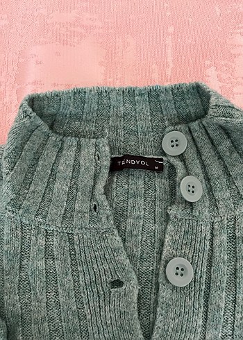 Trendyolmilla Mint Düğmeli Yumuşak Dokulu Kazak - Görsel 3