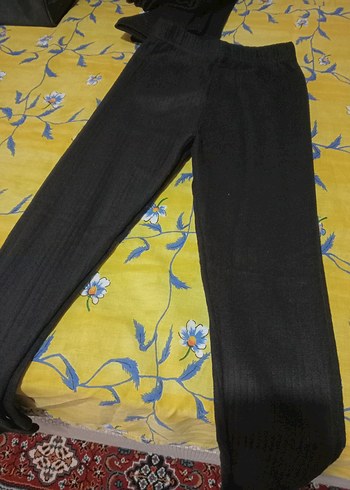 Siyah  kız çocuk interlog tayt içlik - Görsel 3