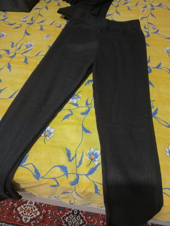 Siyah  kız çocuk interlog tayt içlik - Görsel 3