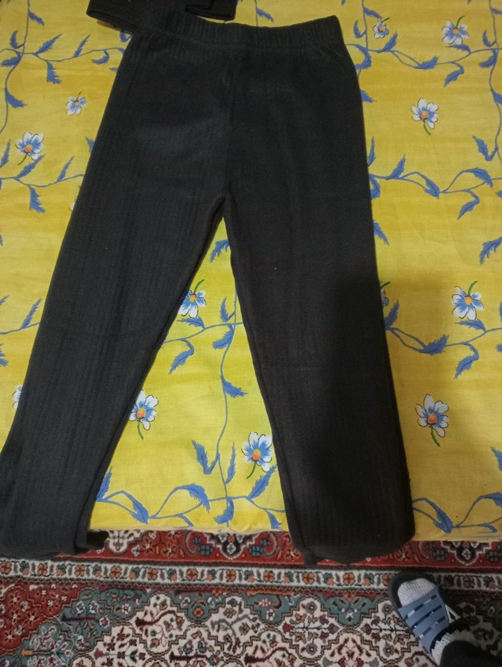 Siyah  kız çocuk interlog tayt içlik - Görsel 2