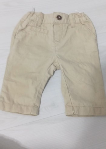0-3 Ay Beden camel Renk Bej Erkek Çocuk Regular Fit Pamuk Pantolon