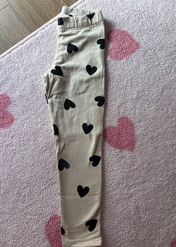 Kız Çocuk Pamuklu Renkli Tayt Seti - Görsel 8