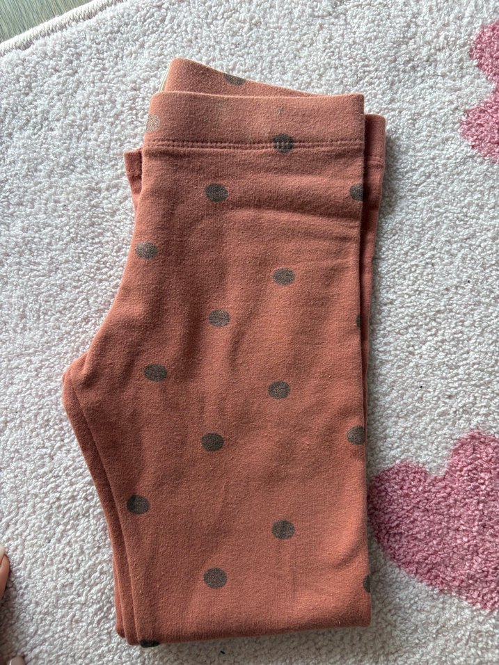 Kız Çocuk Pamuklu Renkli Tayt Seti - Görsel 5