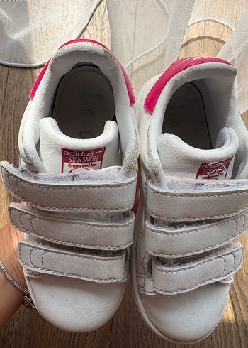 Kız Çocuk Beyaz Adidas Spor Ayakkabı - Görsel 3