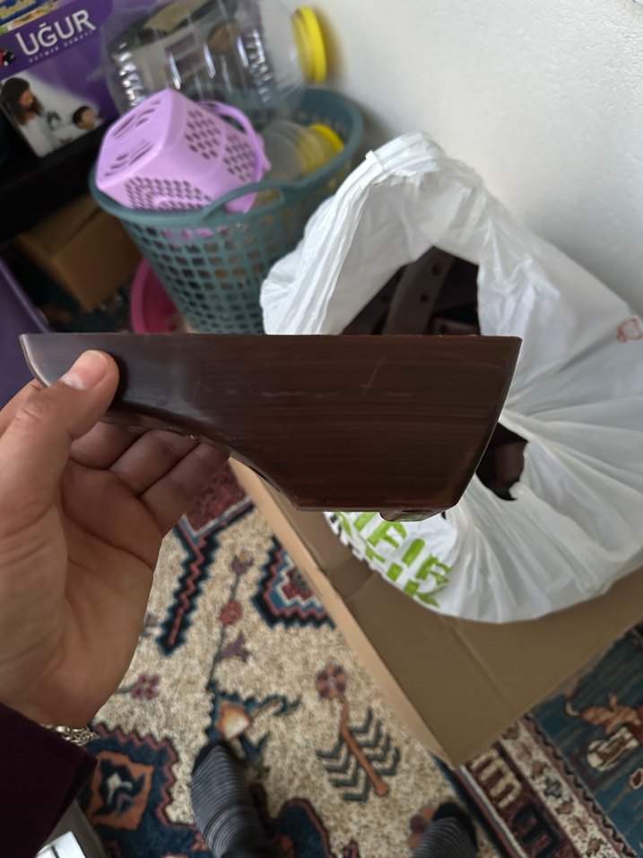 Kahverengi Dekoratif Köşe Parçası - Görsel 3