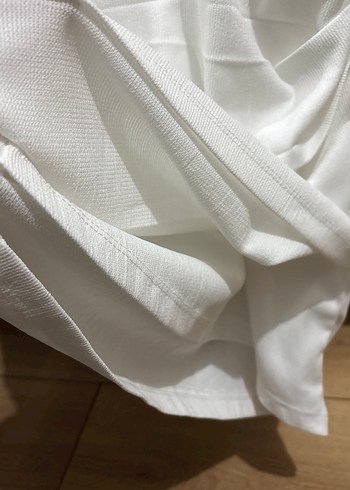 Beyaz Mini Elbise - Görsel 2