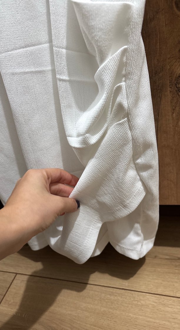 Beyaz Mini Elbise - Görsel 3