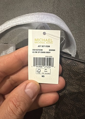 Kahverengi Desenli Deri Bel Çantası micheal kors - Görsel 6