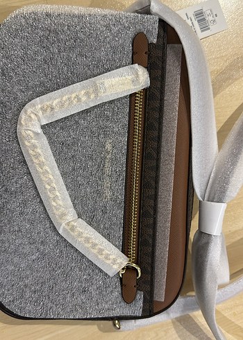 Kahverengi Desenli Deri Bel Çantası micheal kors - Görsel 3