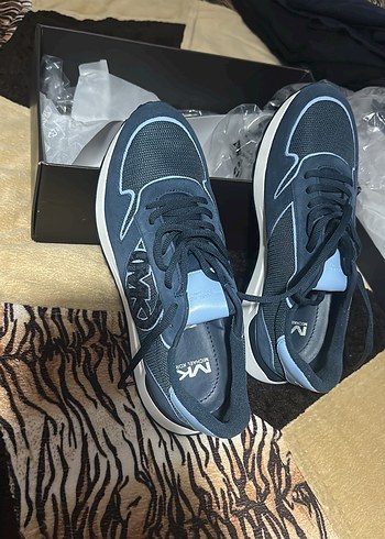 Michael Kors Lacivert Stiletto Spor Ayakkabı - Görsel 5