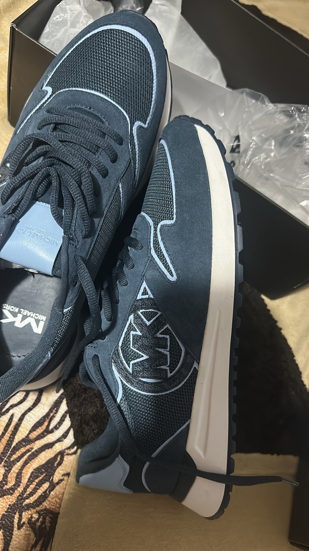 Michael Kors Lacivert Stiletto Spor Ayakkabı - Görsel 4